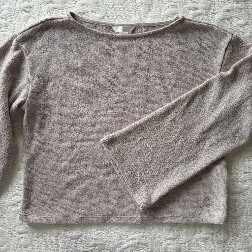 H&M Light Beige Crewneck Knit Top - Picture 3 of 5